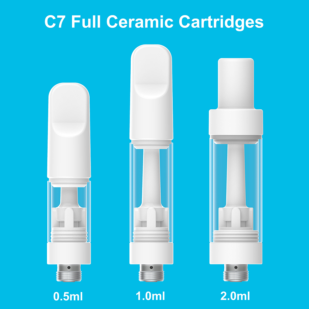 C7 Ceramic Vape Cartridge Clear Atomizer